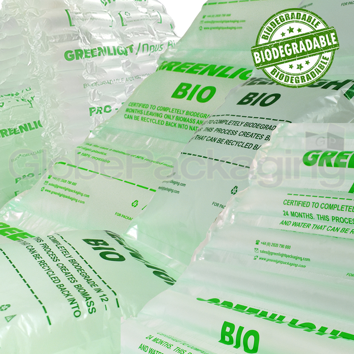 Green Light Bio Air Pillows Cushions For Void Fill & Cushioning